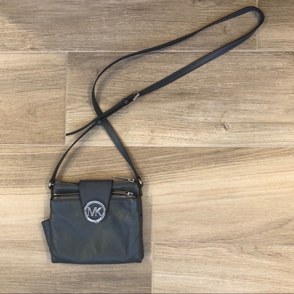 Gray Michael Kors Crossbody Travel Bag - Picture 1 of 4